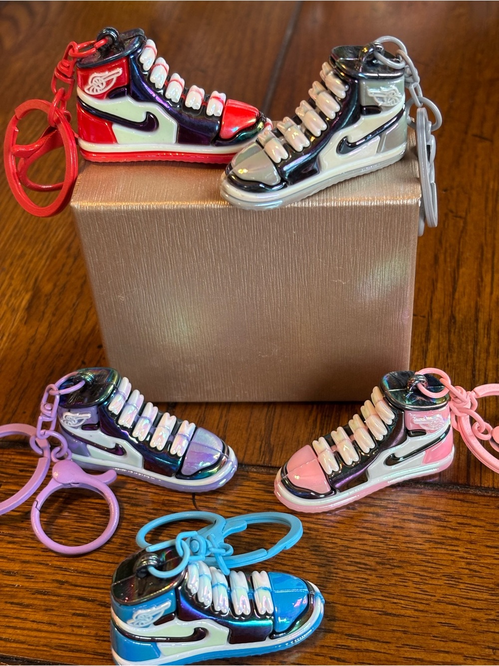 Nike high top key chains multiple colors u pick color bag charms so cute!